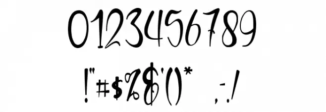 Hadriel Font OTHER CHARS