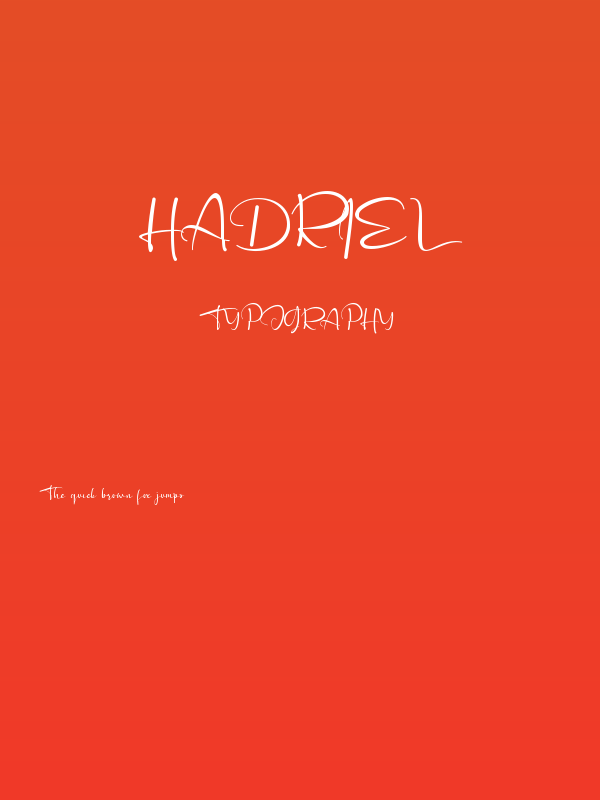 Hadriel Poster