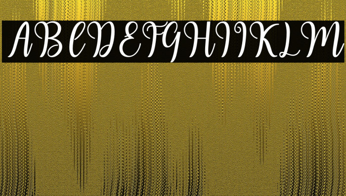 HaeartyScript Font examples