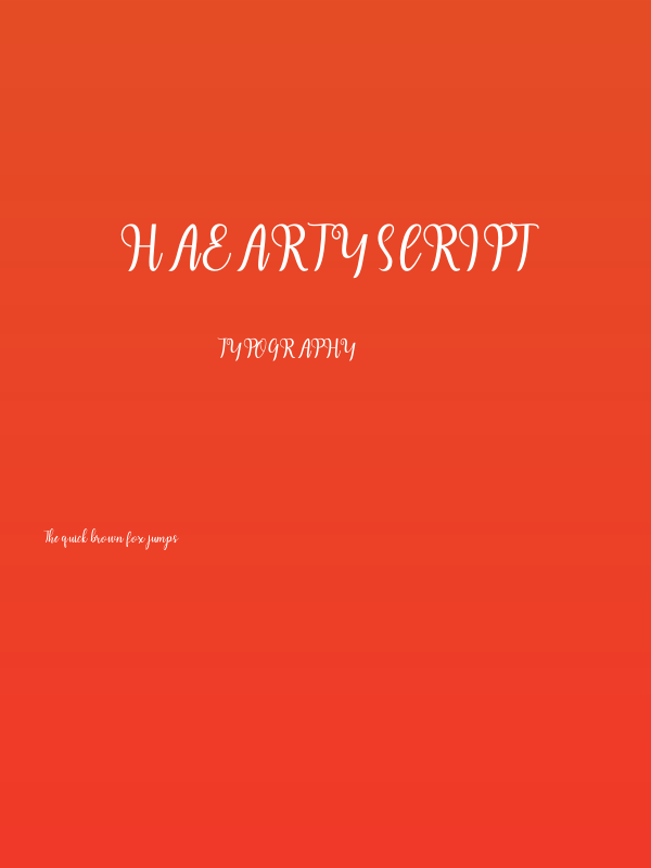 HaeartyScript Poster