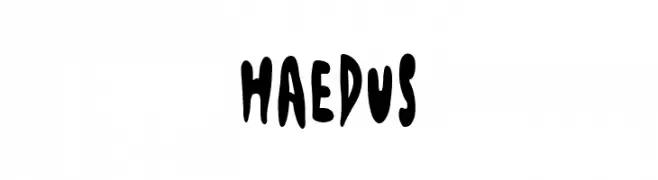 Haedus  नि: शुल्क फ़ॉन्ट्स डाउनलोड