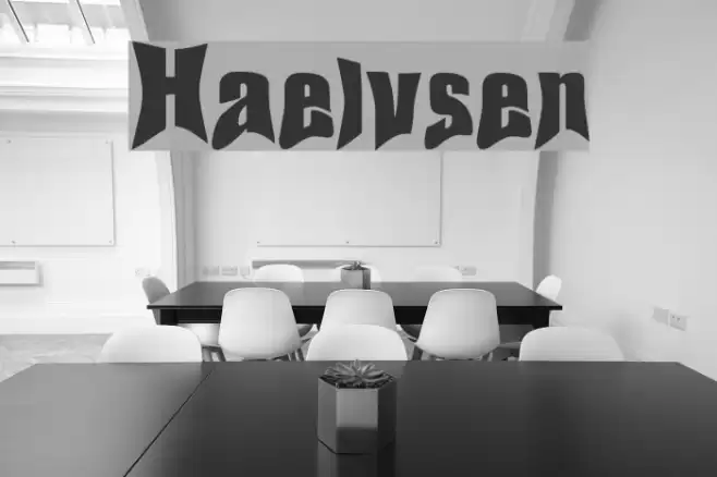Haelvsen Font examples