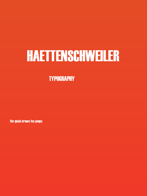Haettenschweiler Poster