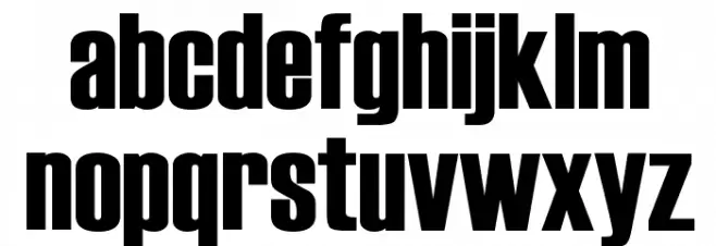 Haettenschweiler خط أحرف صغيرة