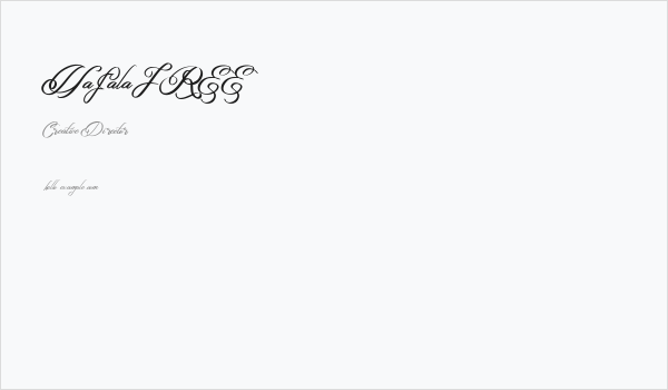 Hafala FREE Business Card