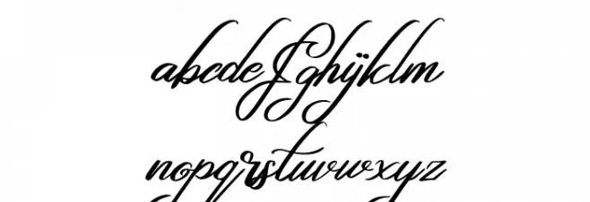 Hafala FREE Schriftart Kleinbuchstaben