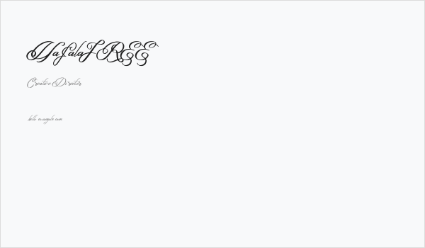 HafalaFREE Business Card