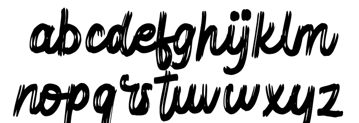 Hafela FREE Font LOWERCASE