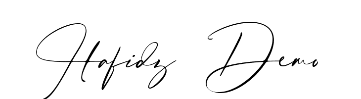 Hafidz Demo  Free Fonts Download