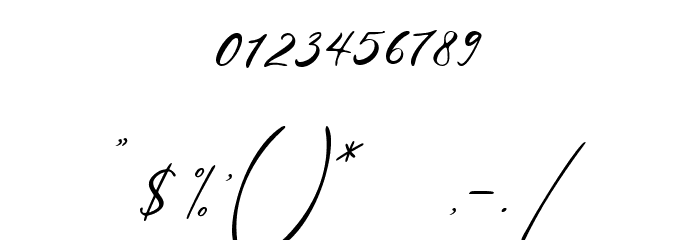Hafidz Free Personal Use フォント その他の文字