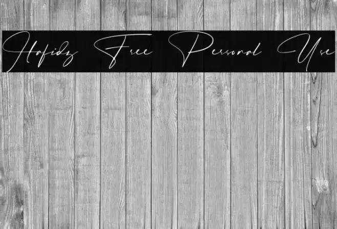 Hafidz Free Personal Use Fuentes examples