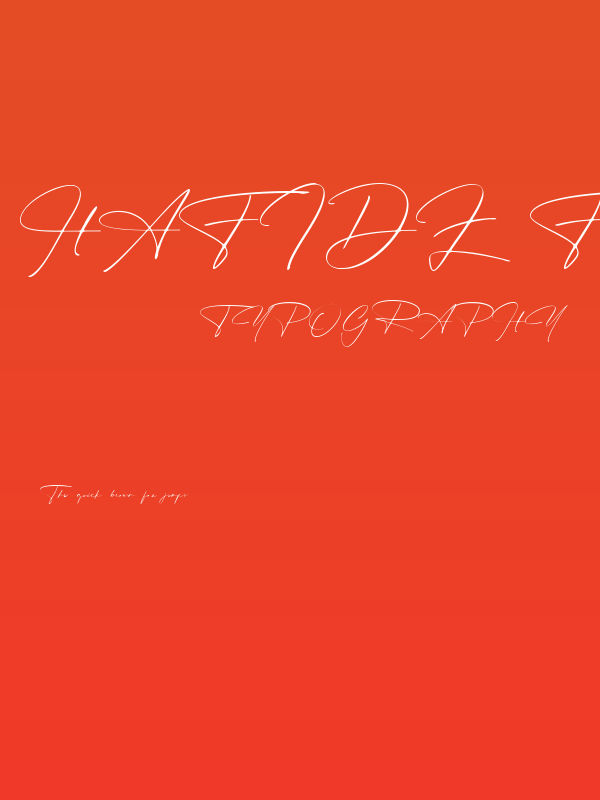 Hafidz Free Personal Use Poster