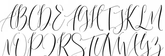 Hafidzah Demo Schriftart Groß