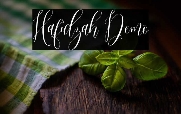 Hafidzah Demo Example 3