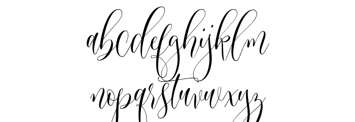 Hafidzah Demo Font LOWERCASE