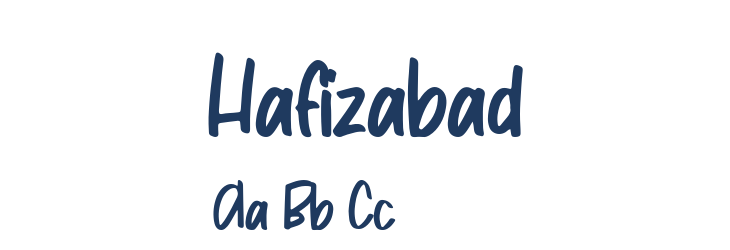 Hafizabad Font Preview