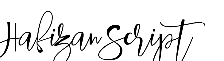 Hafizan Script  Free Fonts Download