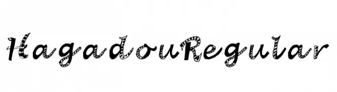 Hagadou Regular  Frei Schriftart Herunterladen