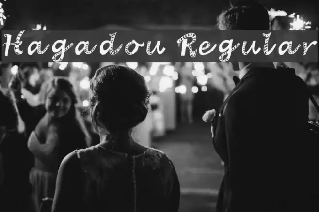 Hagadou Regular Font examples