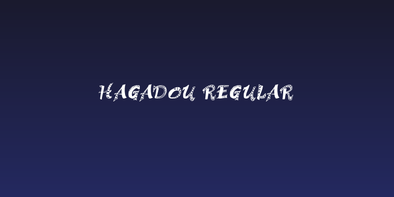 Hagadou Regular Social Header