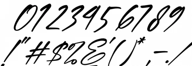 Hageton Italic Font OTHER CHARS