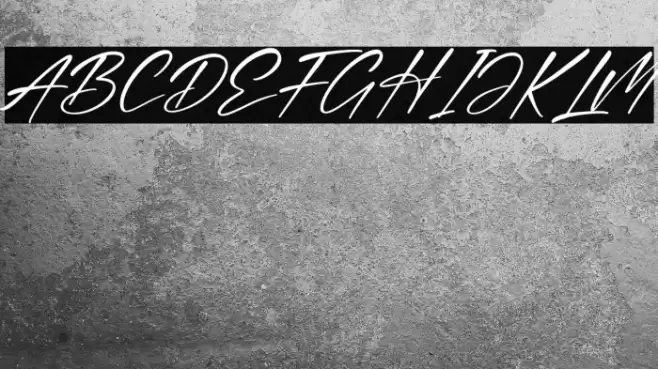 Hageton Italic Font examples