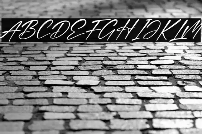 Hageton Italic Font examples