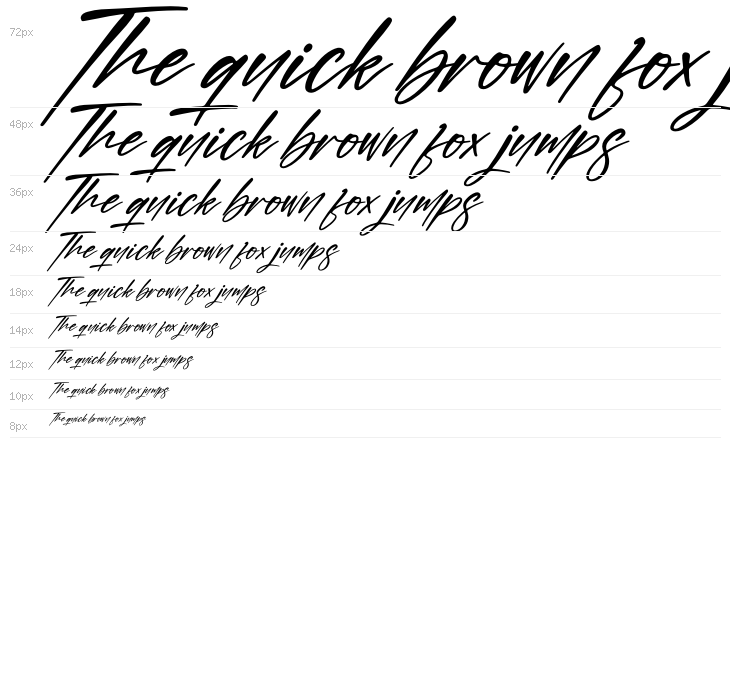 Hageton Italic Waterfall