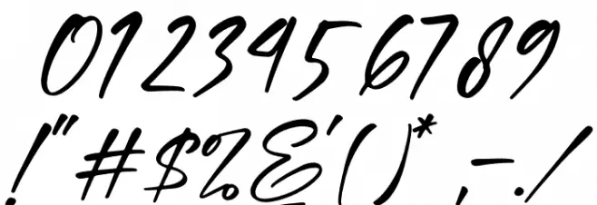 Hageton Font OTHER CHARS