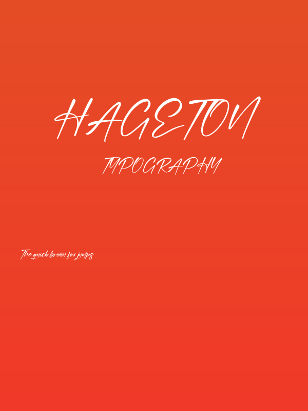 Hageton Poster
