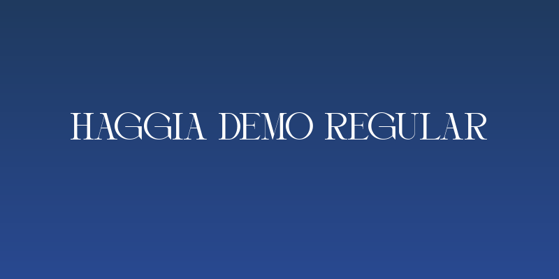 Haggia DEMO Regular Social Header
