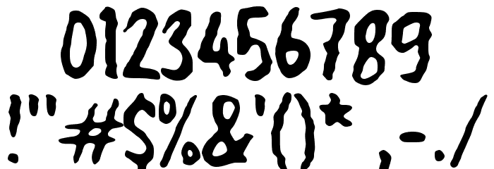 Haggis Font OTHER CHARS