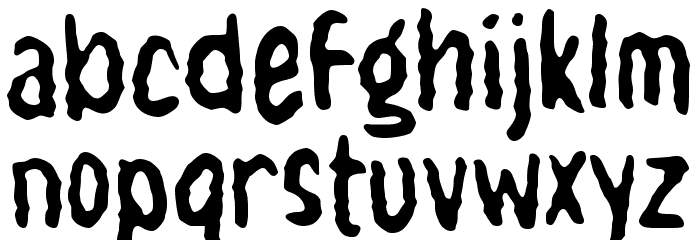 Haggis Font LOWERCASE