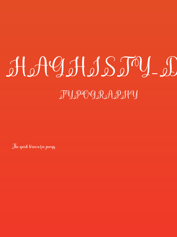 Haghisty_DEMO Poster