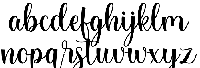 Haghisty_DEMO Font LOWERCASE