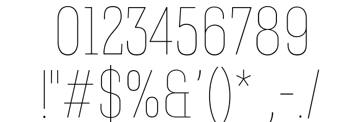 HaginCapsThin Font OTHER CHARS