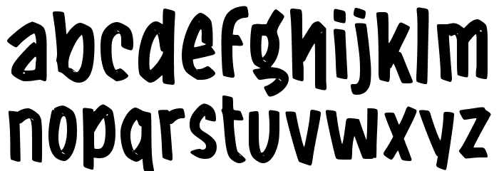 Hagley Font LOWERCASE