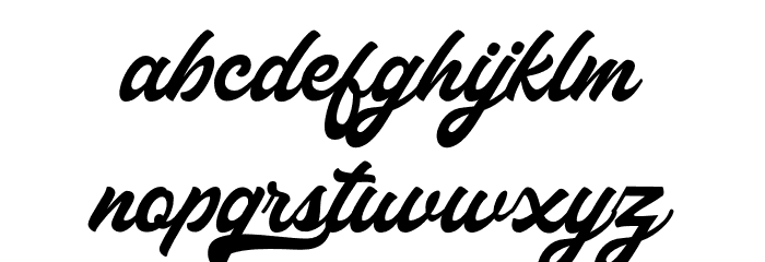 Haglos Regular Font LOWERCASE