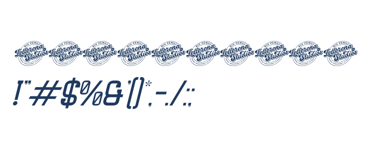 Hagofen DEMO VERSION Italic Other Characters