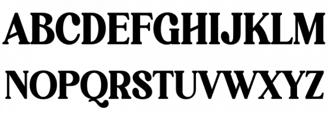 Hagona Font UPPERCASE