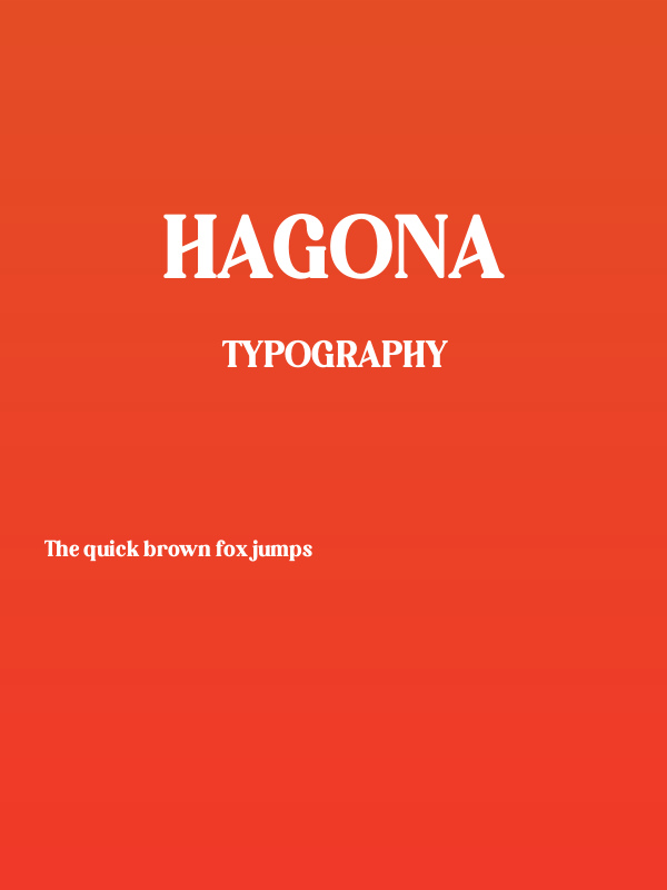 Hagona Poster