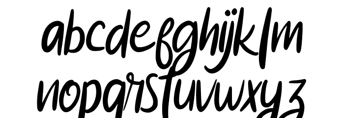 Hagos FREE Font LOWERCASE