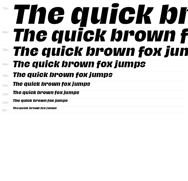 Hagrid Text Trial Extrabold Italic Waterfall