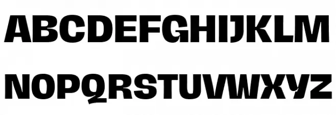 Hagrid Text Trial Extrabold Schriftart Groß