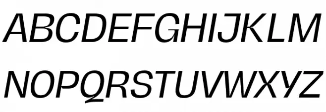 Hagrid Trial Italic Polices MAJUSCULES