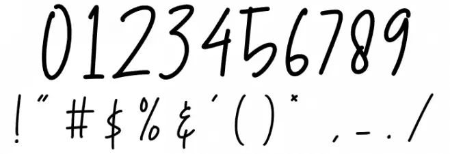 Haguiesta Font OTHER CHARS