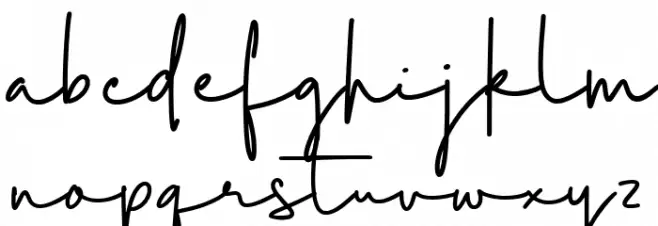 Haguiesta फ़ॉन्ट लोअरकेस