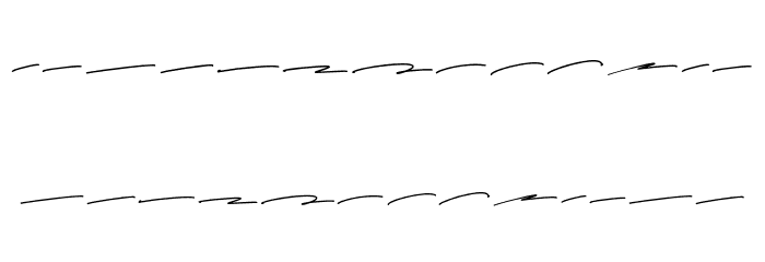 HaguiestaSwash Font LOWERCASE