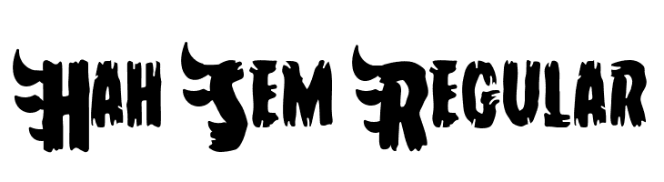 Hah Sem Regular  font caratteri gratis