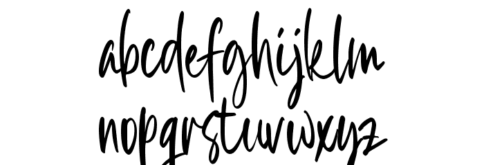 Hai California Font LOWERCASE